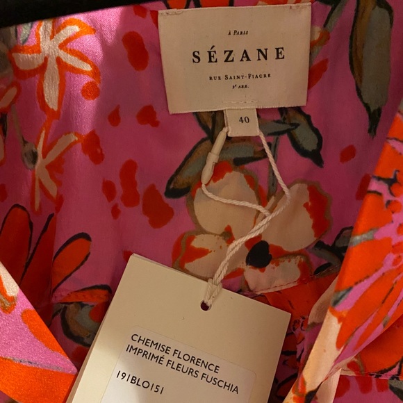 NWT Sézane Florence blouse - 40 - Picture 3 of 4